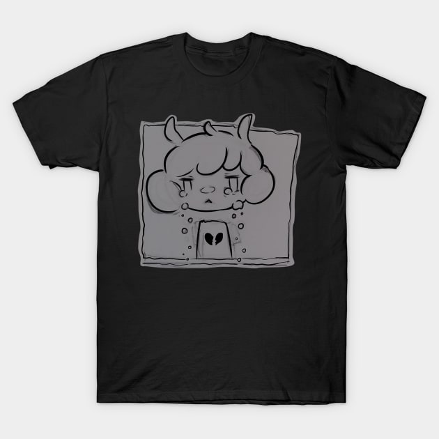 Sad alpaca T-Shirt by UnluckyAlpaca